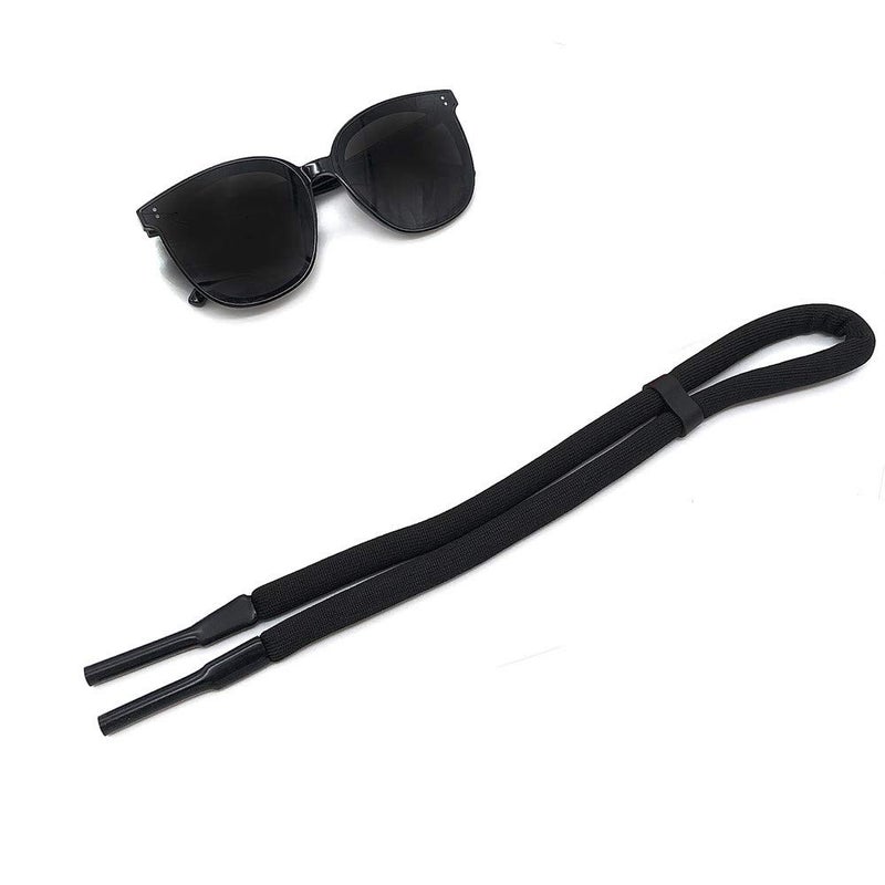 Decker Floating Sunglass Strap 2 Pcs Pack Glasses Float Eyewear Retainer for surfing Sailboat Swimming (Black) - Image 3